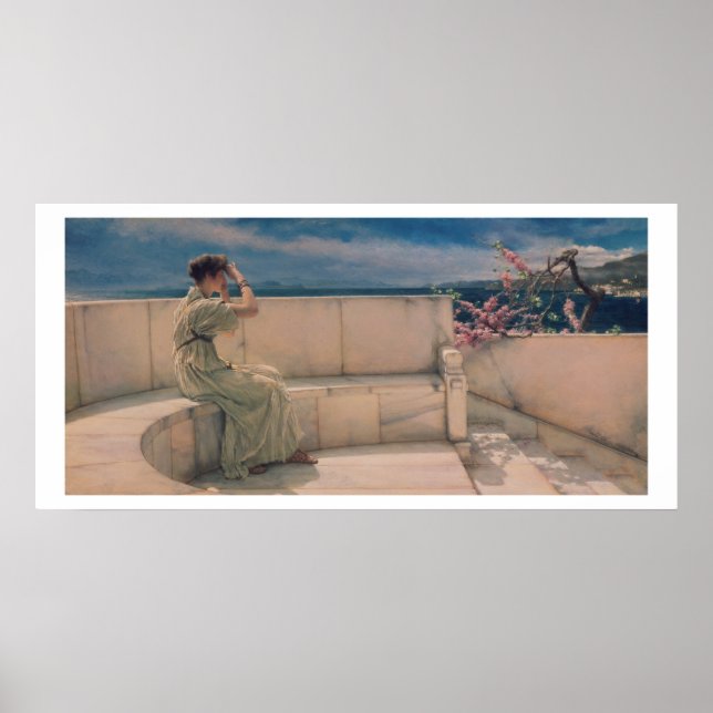 Alma-Tadema | Förväntningar, 1885 Poster (Framsidan)