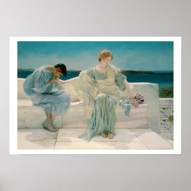 Alma-Tadema | Fråga mig inte mer, 1906 Poster (Framsidan)