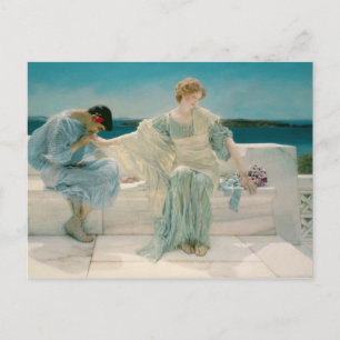 Alma-Tadema Fråga mig inte mer, 1906 Vykort