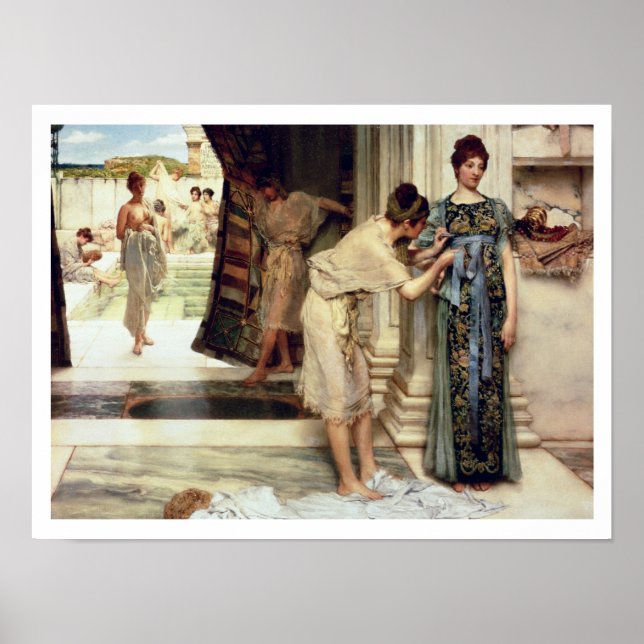 Alma-Tadema | Frigidarium 1890 Poster (Framsidan)
