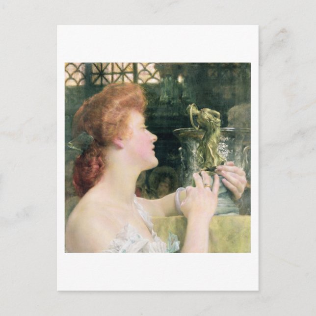 Alma-Tadema | Golden Hour, 1908 Vykort (Framsida)