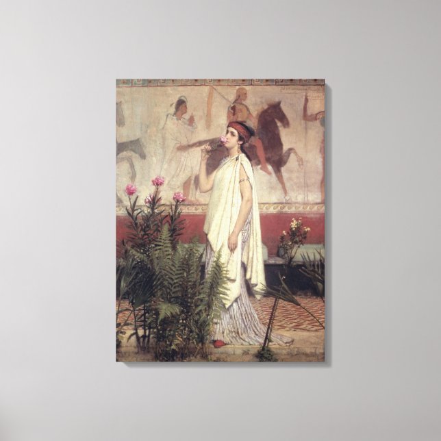 Alma-Tadema | Grekiska kvinnor 1869 Canvastryck (Framsida)