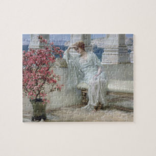 Alma-Tadema henne ögon är med henne tankar? Pussel