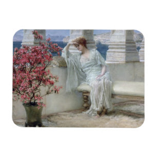 Alma-Tadema Hennes ögon är med om sina tankar? Magnet