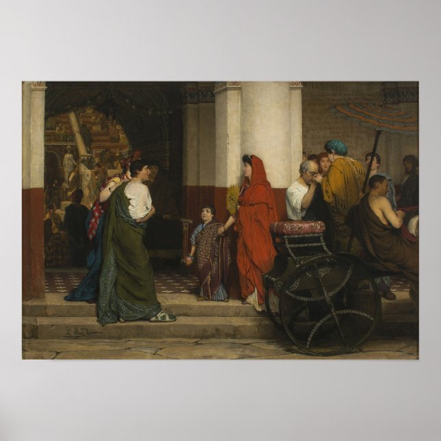 Alma-Tadema - höjning av teatern Poster (Framsidan)