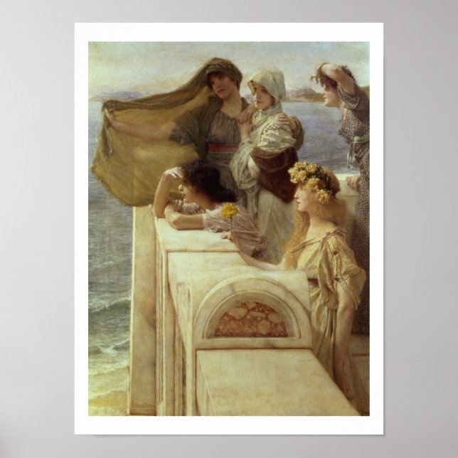 Alma-Tadema | I Aphrodite's Cradle, 1908 Poster (Framsidan)