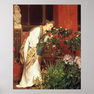 Alma-Tadema i Peristylumen, 1866 Poster