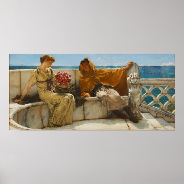 Alma-Tadema - Jag älskar dig du älskar mig Poster (Framsidan)