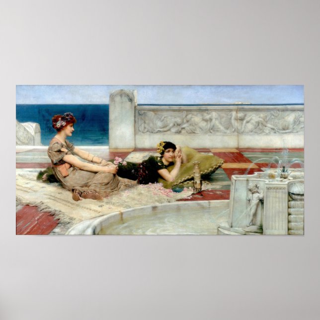 Alma-Tadema - Kärlekens Tjänare Poster (Framsidan)
