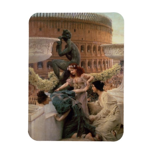 Alma-Tadema | Koliseum 1896 Magnet (Vertikal)