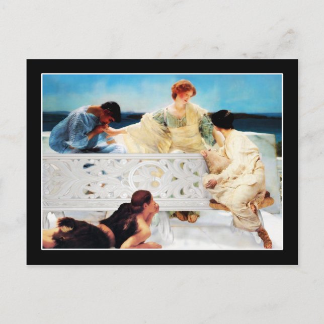 Alma-Tadema Komposit Brist på integritet Vykort (Framsida)