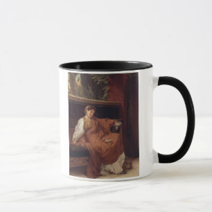Alma-Tadema Lesbia som gråter över en Sparrow Mugg