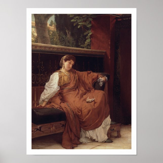 Alma-Tadema | Lesbia Weeping over a Sparrow Poster (Framsidan)