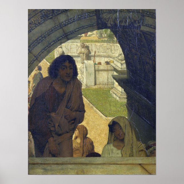 Alma-Tadema - London under en romersk Arch Poster (Framsidan)
