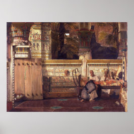 Alma-Tadema - Lourens, den egyptiska änka Poster