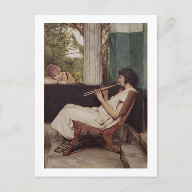 Alma-Tadema | Music Hath Charms Vykort (Framsida)