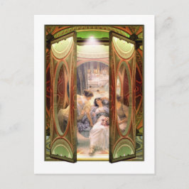 Alma-Tadema Öppen dörr till badet Vykort