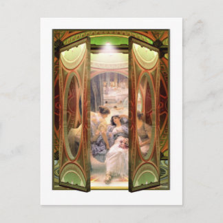 Alma-Tadema-öppningsdörr till badplatserna Vykort