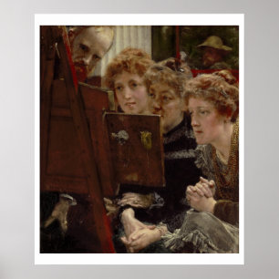 Alma-Tadema per familjgruppen, 1896 Poster