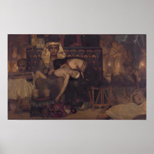 Alma-Tadema - Pharaoh:s första son dog Poster