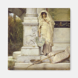 Alma-Tadema romersk Fisher flicka, 1873 Magnet