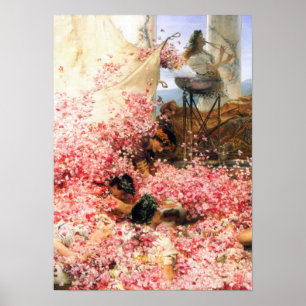 Alma-Tadema - ron Heliogabalus-detaljuppgifter Poster