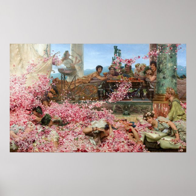 Alma-Tadema - Ron Heliogabalus Poster (Framsidan)