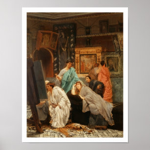 Alma-Tadema samlare på Time av Augustus Poster