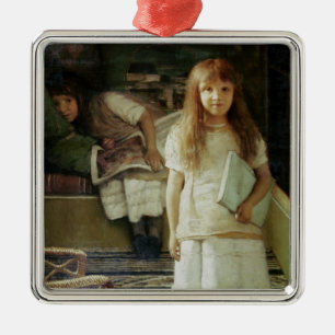 Alma-Tadema som denna är vår, tränga någon, Julgransprydnad Metall