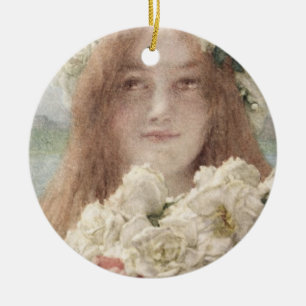 Alma-Tadema sommar som erbjuder, 1894 Julgransprydnad Keramik