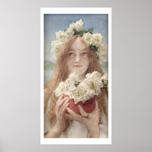 Alma-Tadema | Sommarerbjudande, 1894 Poster (Framsidan)