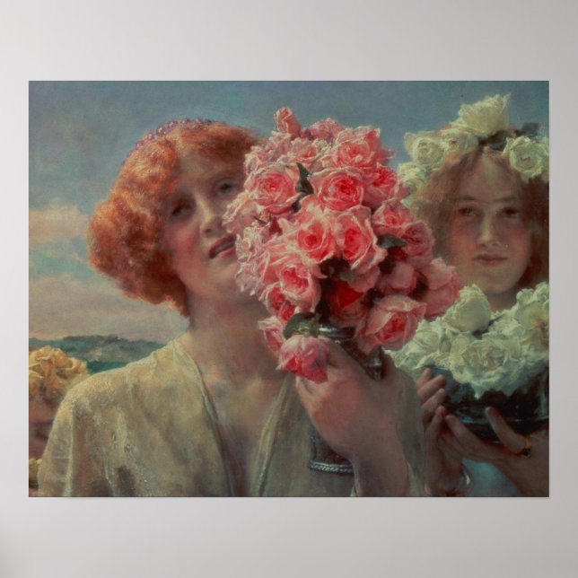 Alma-Tadema | Sommarerbjudande, 1911 Poster (Framsidan)