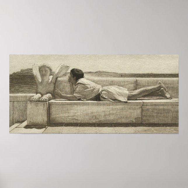 Alma-Tadema - The Silent Counselor 1878 Poster (Framsidan)