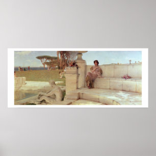 Alma-Tadema uttrycka av våren, 1908 Poster