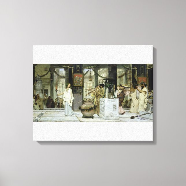 Alma-Tadema | Vintagen i det antika Rom Canvastryck (Framsida)