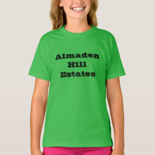 Almaden Backe Gods, San Jose-kvarteret fet Tee Shirt