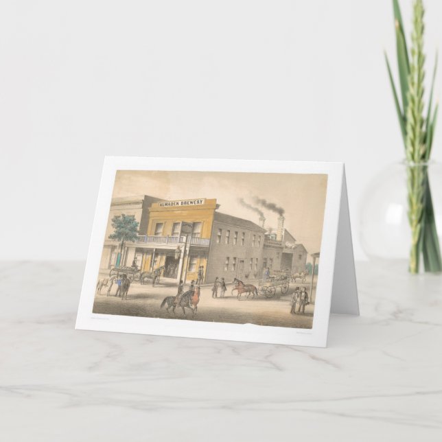 Almaden Brewery (0017B) Kort (Framsida)