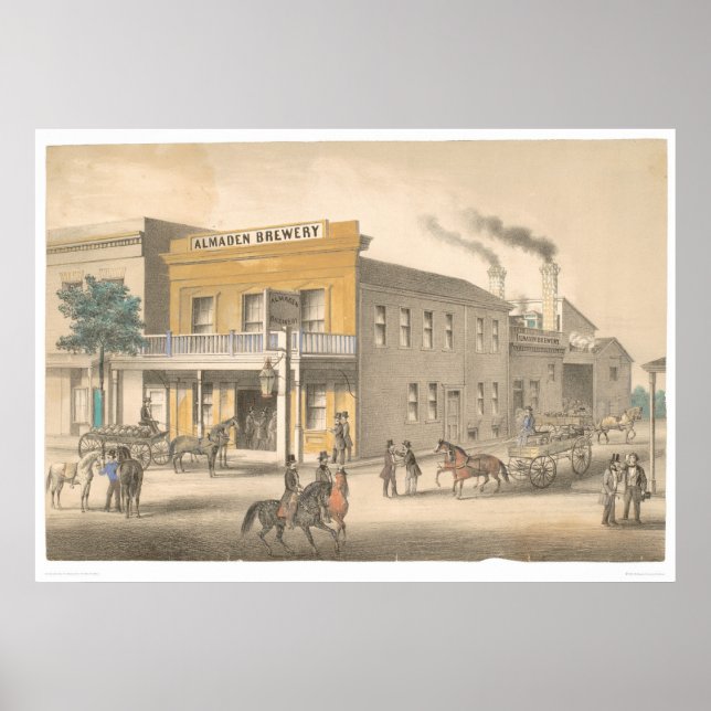 Almaden Brewery (0017B) Poster (Framsidan)