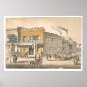 Almaden bryggeri (0017B) Poster