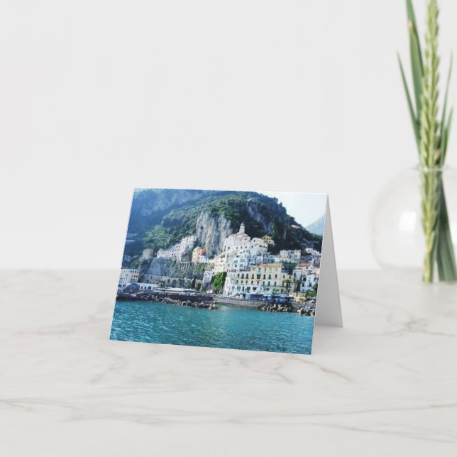 Almalfi Kusten Kort (Framsida)