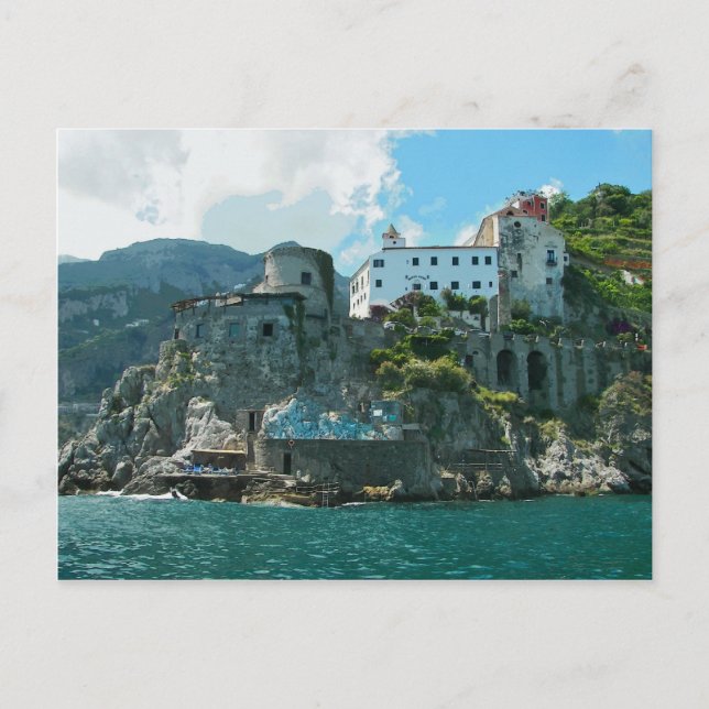 Almalfikusten Vykort (Framsida)