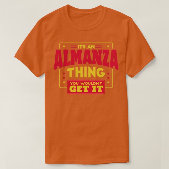 Almanza T Shirt (Design framsida)
