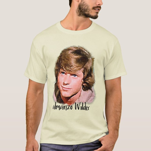 Almanzo Wilder Little House on the Prairie T Shirt (Framsida)