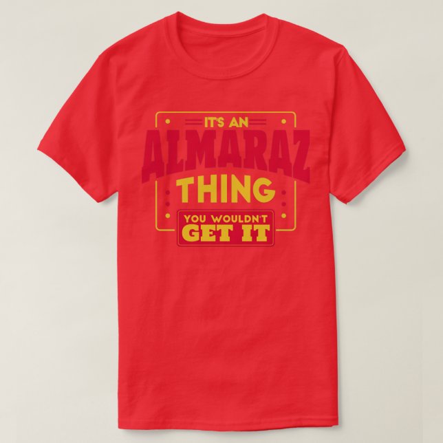 Almaraz T Shirt (Design framsida)