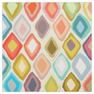 Almas diamant ikat light tyg