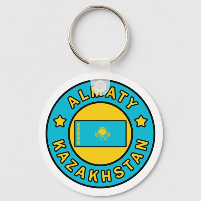 Almaty Kazakstan Nyckelring (Framsida)