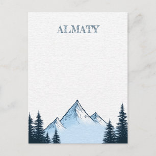 Almaty Kazakstan Resa Vykort