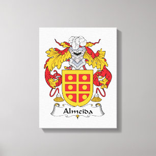 Almeida familjvapensköld canvastryck