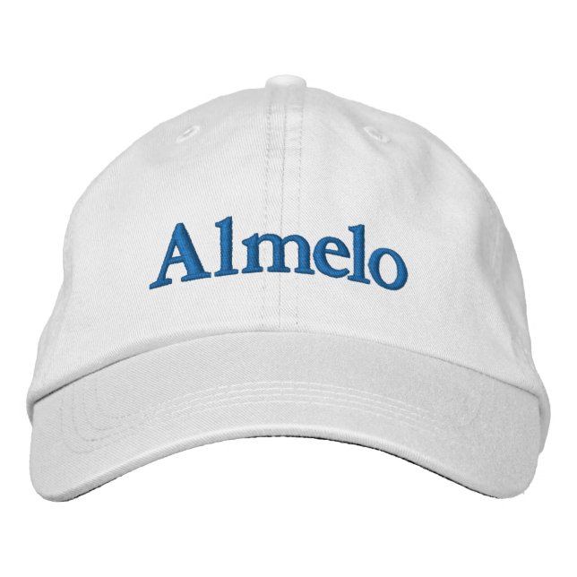 Almelo Embroized Baseball Cap Broderad Keps (Framsida)
