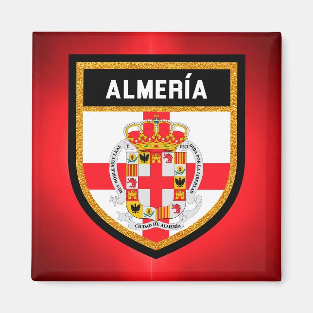 Almería Flagga Magnet (Framsidan)